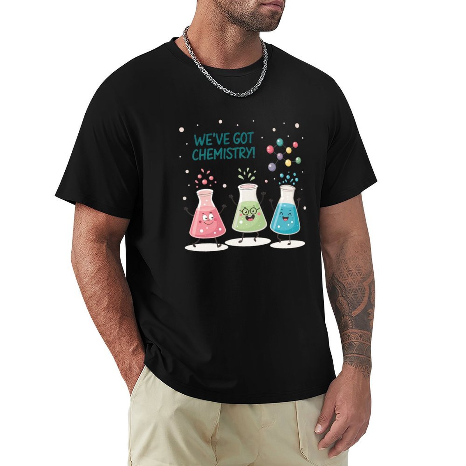 Science Buddies - Science Beaker Buddies T-Shirt Big and