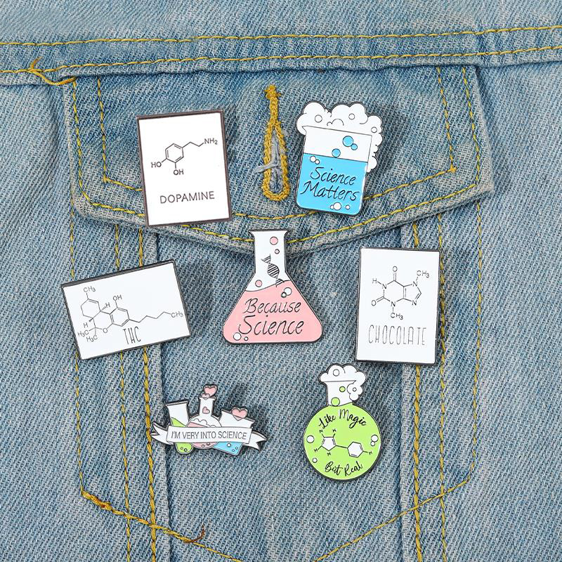 Science Enamel Pins Custom Mol - Science Buddies ulasan dan harga
