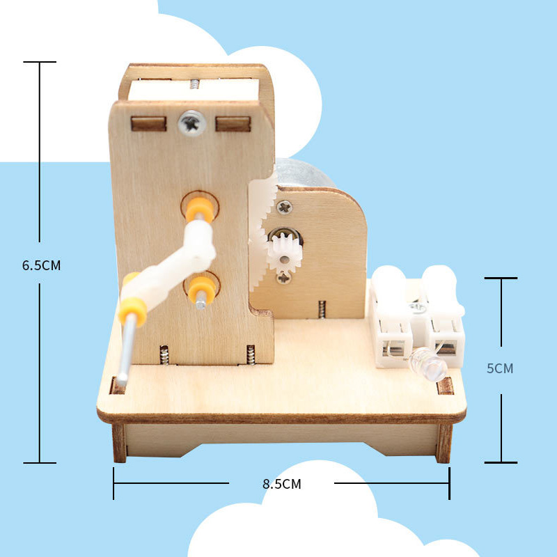 DIY Mini Hand Generator DIY Sc - Science Project Kit ulasan dan harga