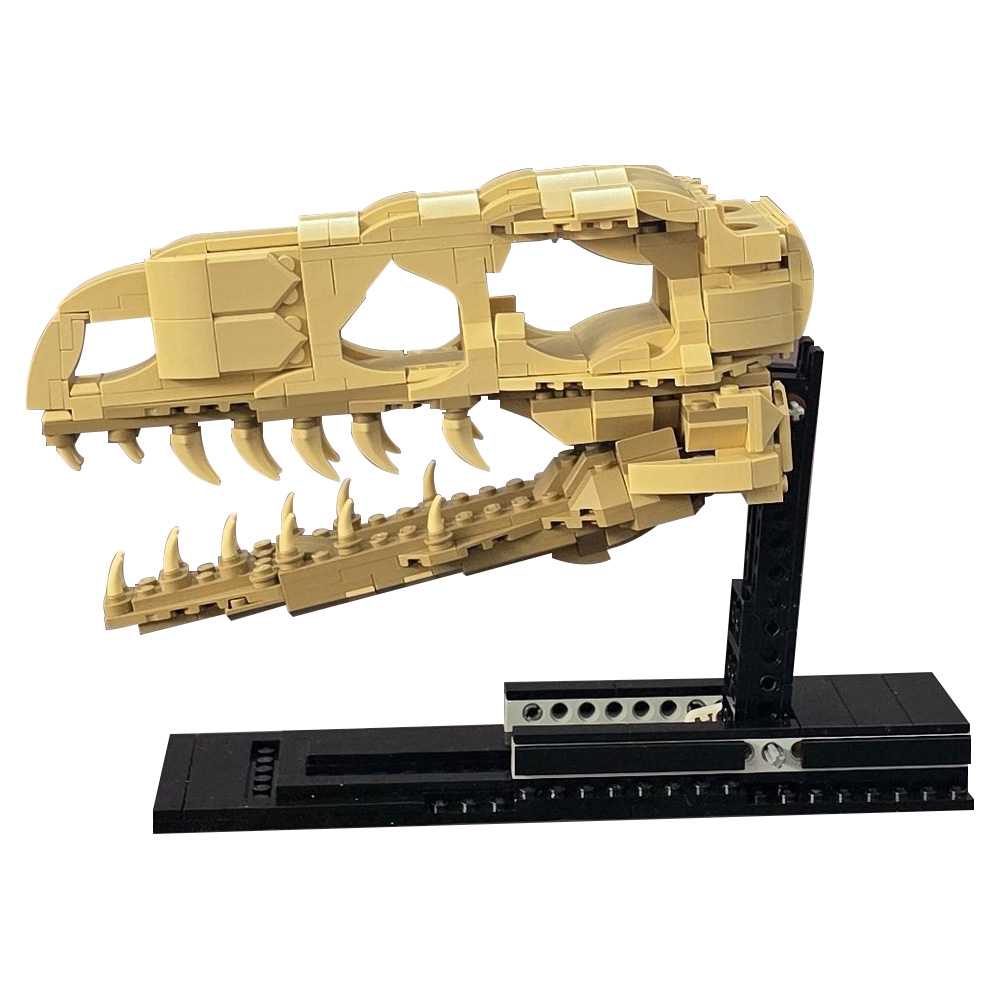 MOC Velociraptor Fossil Skull  - Fossil Replica Display ulasan dan harga