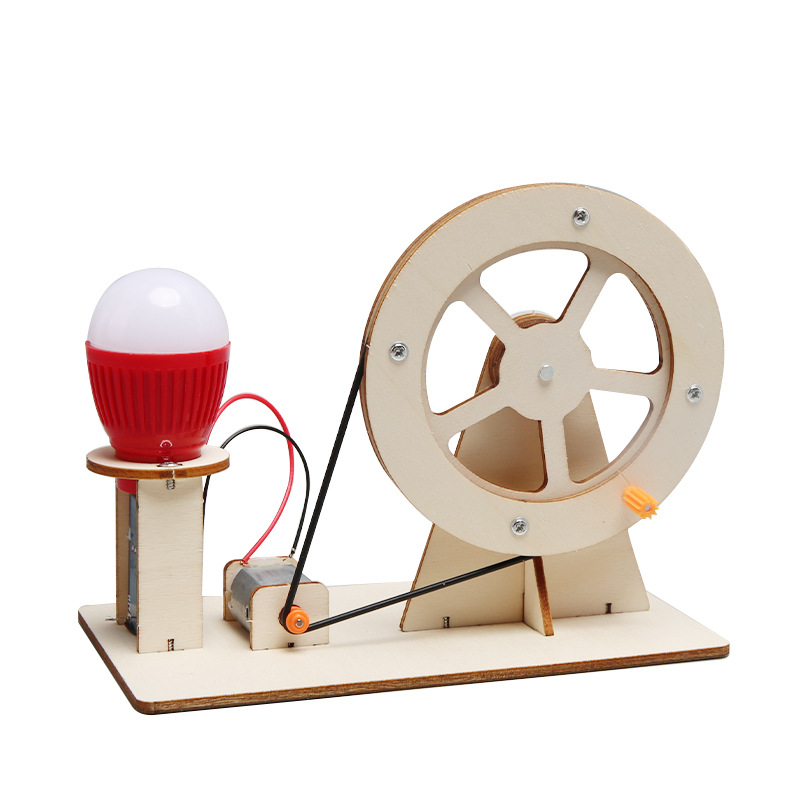 Mini DIY Hand Crank Generator  - Science Project Kit ulasan dan harga