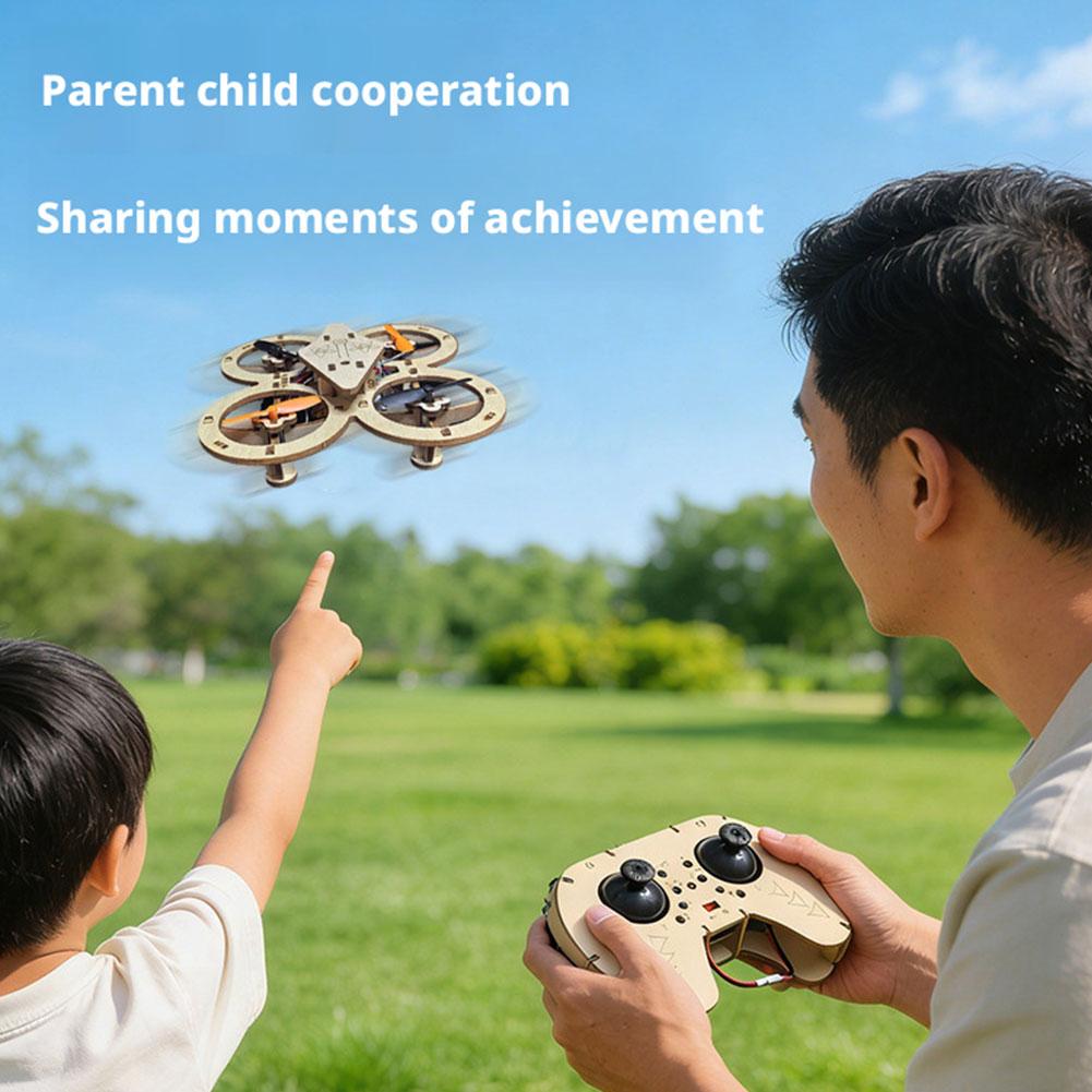 DIY Wooden RC Drone Quadcopter - Science Toys Diy ulasan dan harga