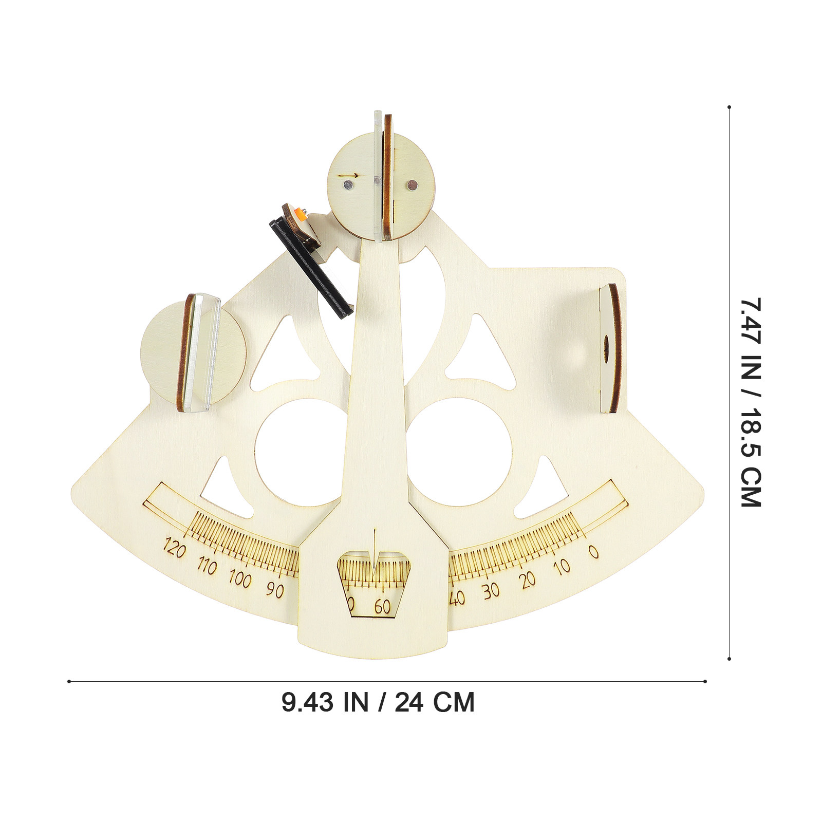 1Set DIY Nautical Sextant Crea - Science Project Kit ulasan dan harga