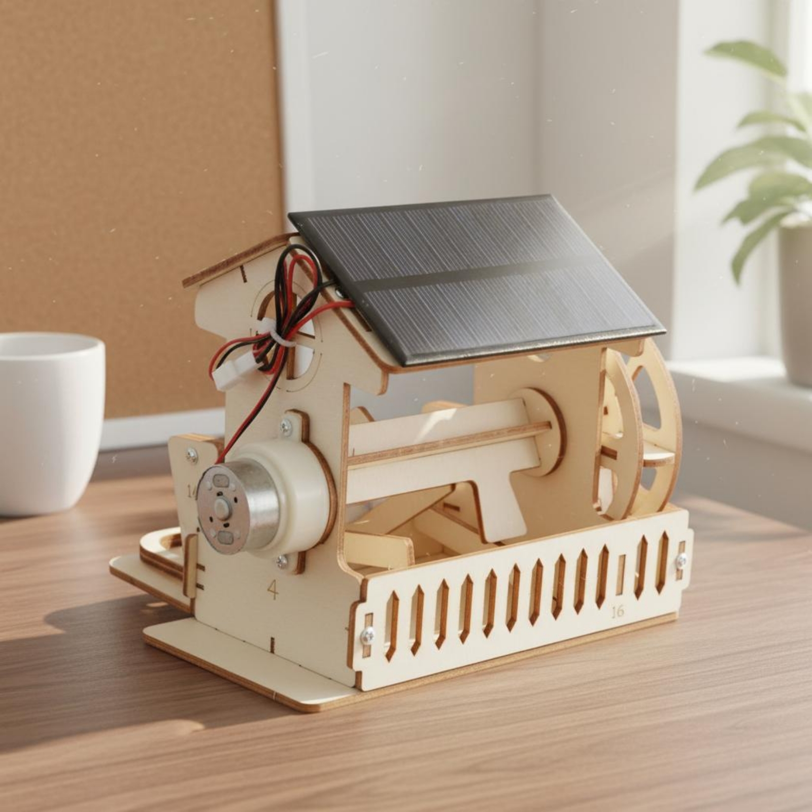 Rice Hulling Water Wheel Hands - Science Toys Diy ulasan dan harga