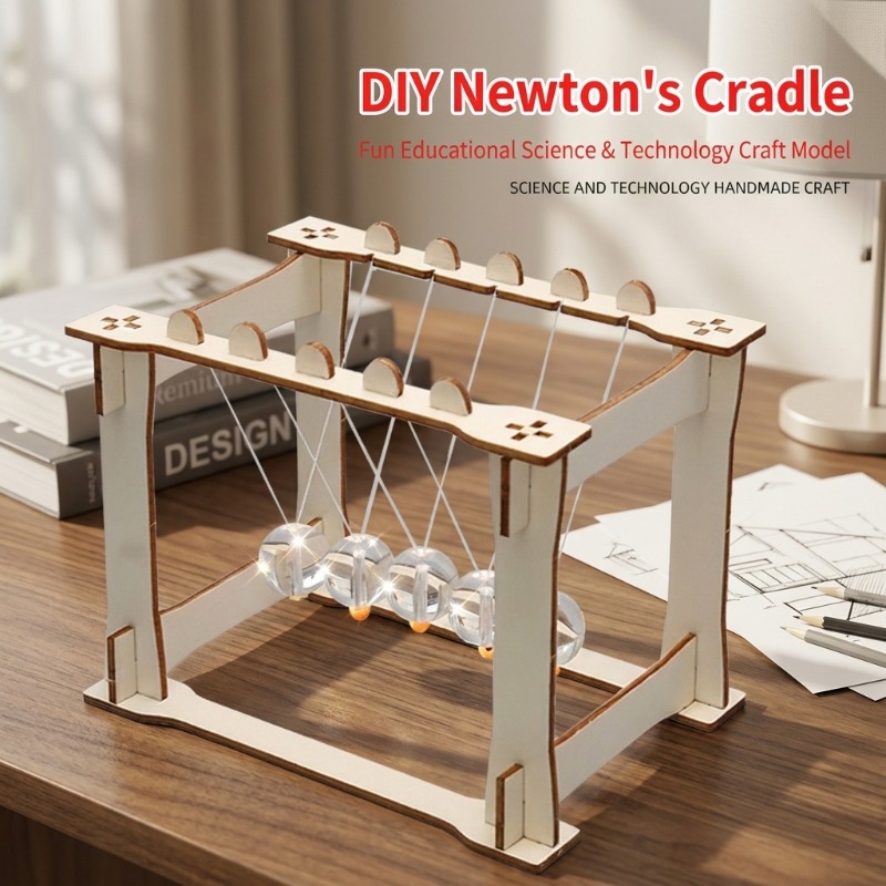 Newton's Cradle Physics Demo D - Science And Invention ulasan dan harga
