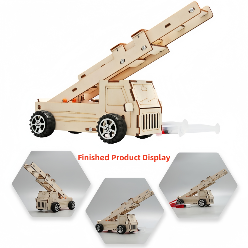 DIY Wood Ladder Fire Truck Mod - Science Project Kit ulasan dan harga