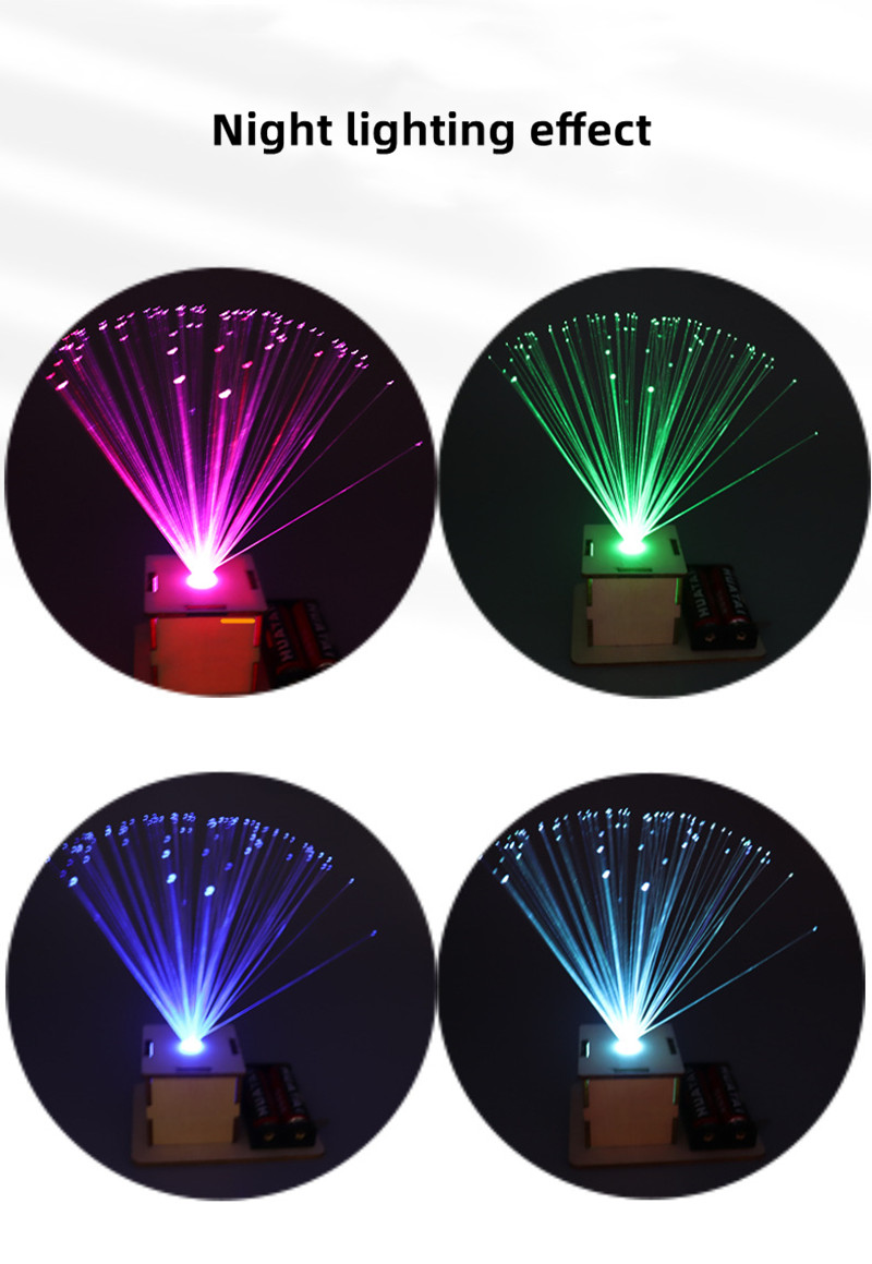 DIY Color Fiber Optic Light ST - Science Project Kit ulasan dan harga
